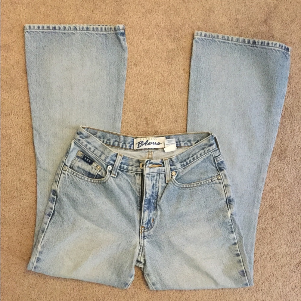 Flare light wash jeans